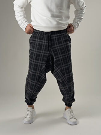 Erkek Ekose Spor Şalvar COC2575