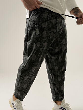 Ön Cep Detaylı Erkek Desenli Baget Pantolon COC2580