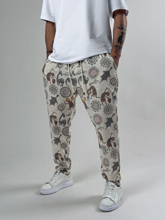 Cocopelli Desenli Baget Pantolon COC2584