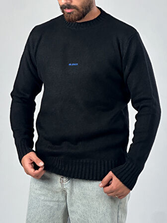 Basic Siyah Erkek Sweatshirt COC1018