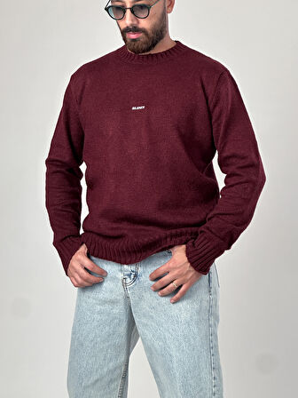 Basic Bordo Erkek Sweatshirt COC1015
