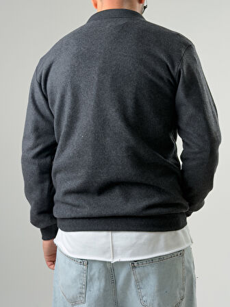 Erkek Polo Yaka Antrasit Triko COC2602