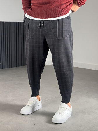 Cep Detaylı İnce Ekose Erkek Pantolon COC1198