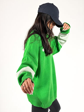 Oversize New York Kadın Triko Sweat COC1179