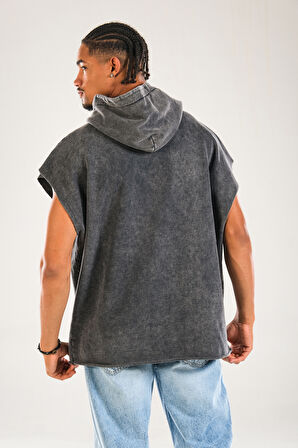 Premium Kapüşonlu Antrasit Sweat COC1140