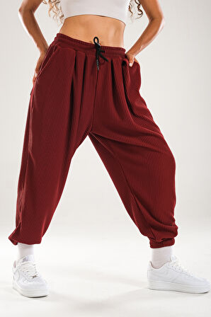 Fitilli Bordo Pileli Jogger Pantolon COC1125