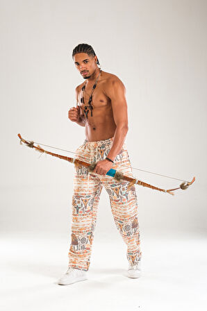 Etnik Desenli Amazon Baggy Pantolon COC1121