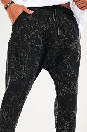 Gölge Desenli Harem Jogger COC1119