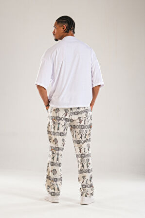 Cocopelli Desenli Baggy Pantolon COC1117