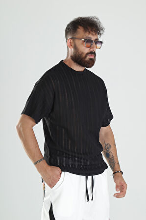 Tasarım Siyah T-Shirt COC1105