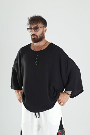 Aerobin Keten Oversize T-Shirt COC1297