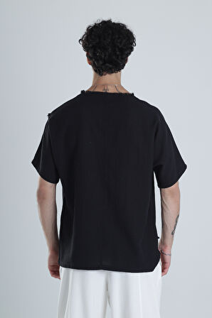 Tasarım Siyah T-Shirt COC1204