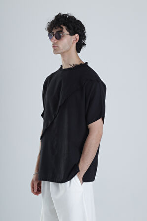 Tasarım Siyah T-Shirt COC1204