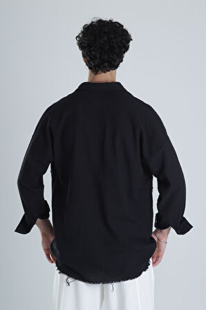 Tasarım Siyah Gömlek COC1203