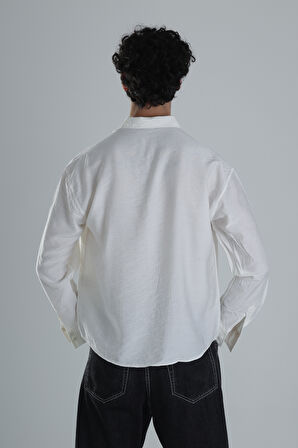 Kırık Beyaz Tensel Gömlek COC1391