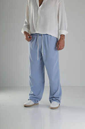 Yazlık Kot Kumaş Baggy Pantolon COC1365