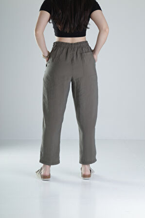 Tensel Kumaş Haki Pantolon COC1320