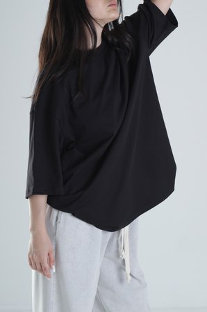 Oversize Siyah T-Shirt COC1315