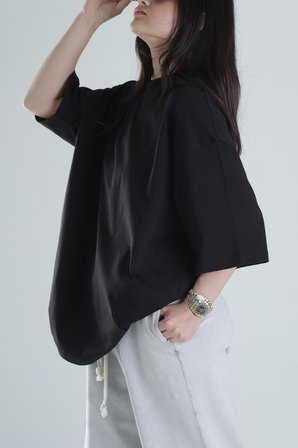 Oversize Siyah T-Shirt COC1315