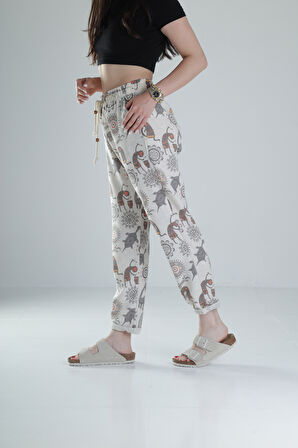 Cocopelli Desenli Baget Pantolon COC1310
