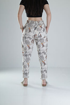 Cocopelli Desenli Baget Pantolon COC1310