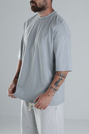 Gri Oversize T-Shirt COC1490