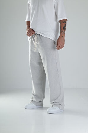 Boyalı Gri Oversize Eşofman COC1483