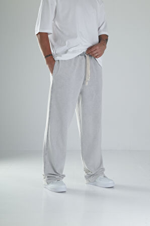 Boyalı Gri Oversize Eşofman COC1483