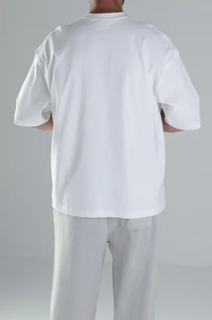 Beyaz Oversize T-Shirt COC1482