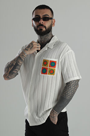 Örme Cep Detaylı Gömlek COC1450