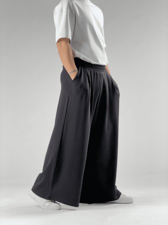 Oversize Samurai Siyah Erkek Pantolon COC2904