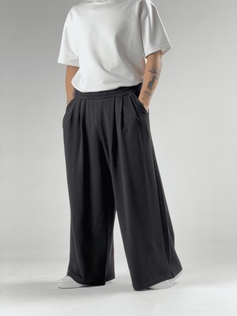 Oversize Samurai Siyah Erkek Pantolon COC2904