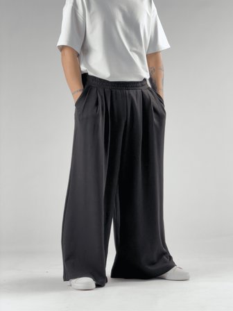 Oversize Samurai Siyah Erkek Pantolon COC2904
