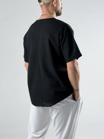 Good People Siyah Tasarım T-Shirt COC2987