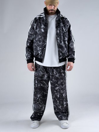 Paraşüt Kumaş Siyah Baggy Pantolon COC3043-1
