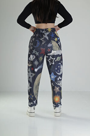 Gezegen Desenli Baget Pantolon COC1676