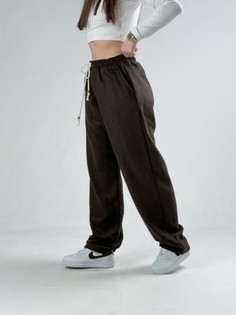 Acı Kahve Kaşe Baggy Pantolon COCK0001