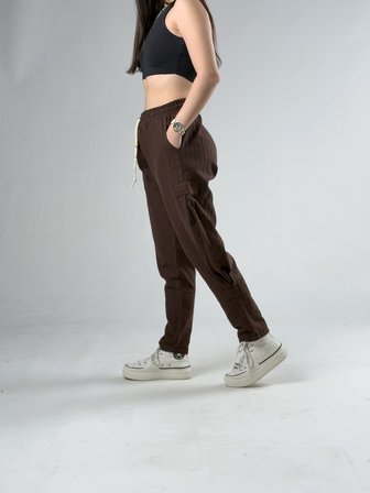 Kahverengi Kadın Hazer Pantolon COC3151