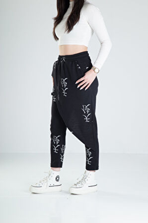 Chinese Desenli Yarım Etek Pantolon COC1734