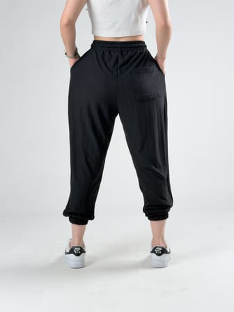 Bürümcük Siyah Kadın Jogger Pantolon COC3180