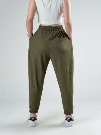 Bürümcük Haki Kadın Jogger Pantolon COC3181