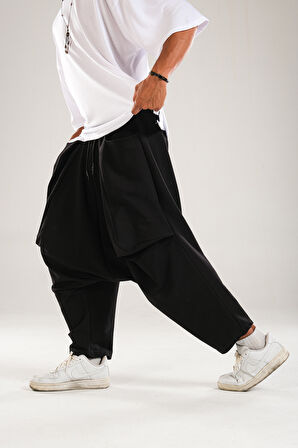 Avangard Siyah Şalvar COC1889