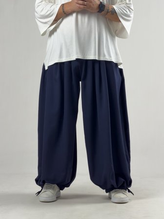 Süper Oversize Lacivert Erkek Jogger Pantolon COC3232
