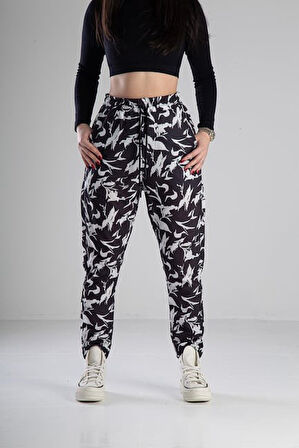 Yaprak Desenli Jogger Pantolon COC1835