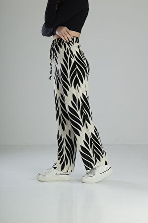 Yaprak Desenli Baggy Pantolon COC1833