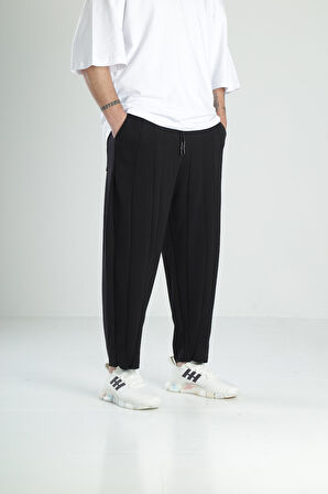 Siyah Tasarım Baget Pantolon COC1991