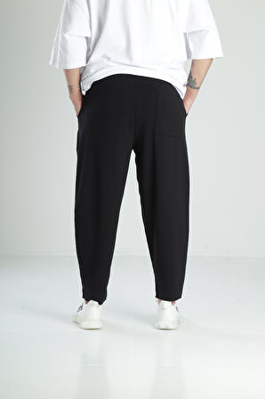 Siyah Tasarım Baget Pantolon COC1991