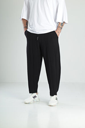 Siyah Tasarım Baget Pantolon COC1991