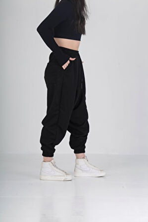 Siyah Spor Şalvar COC1989