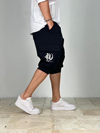 Premium Kalite Siyah Şalvar Şort COC1941